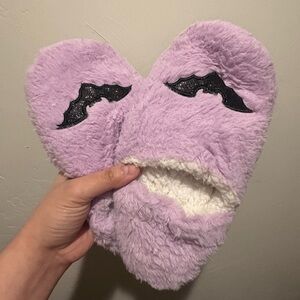 Bat Sherpa slippers